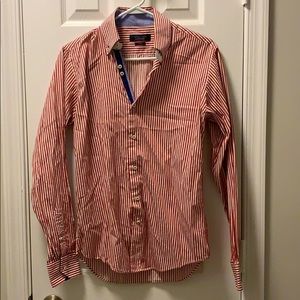 Zara Man Men’s striped dress shirt size small